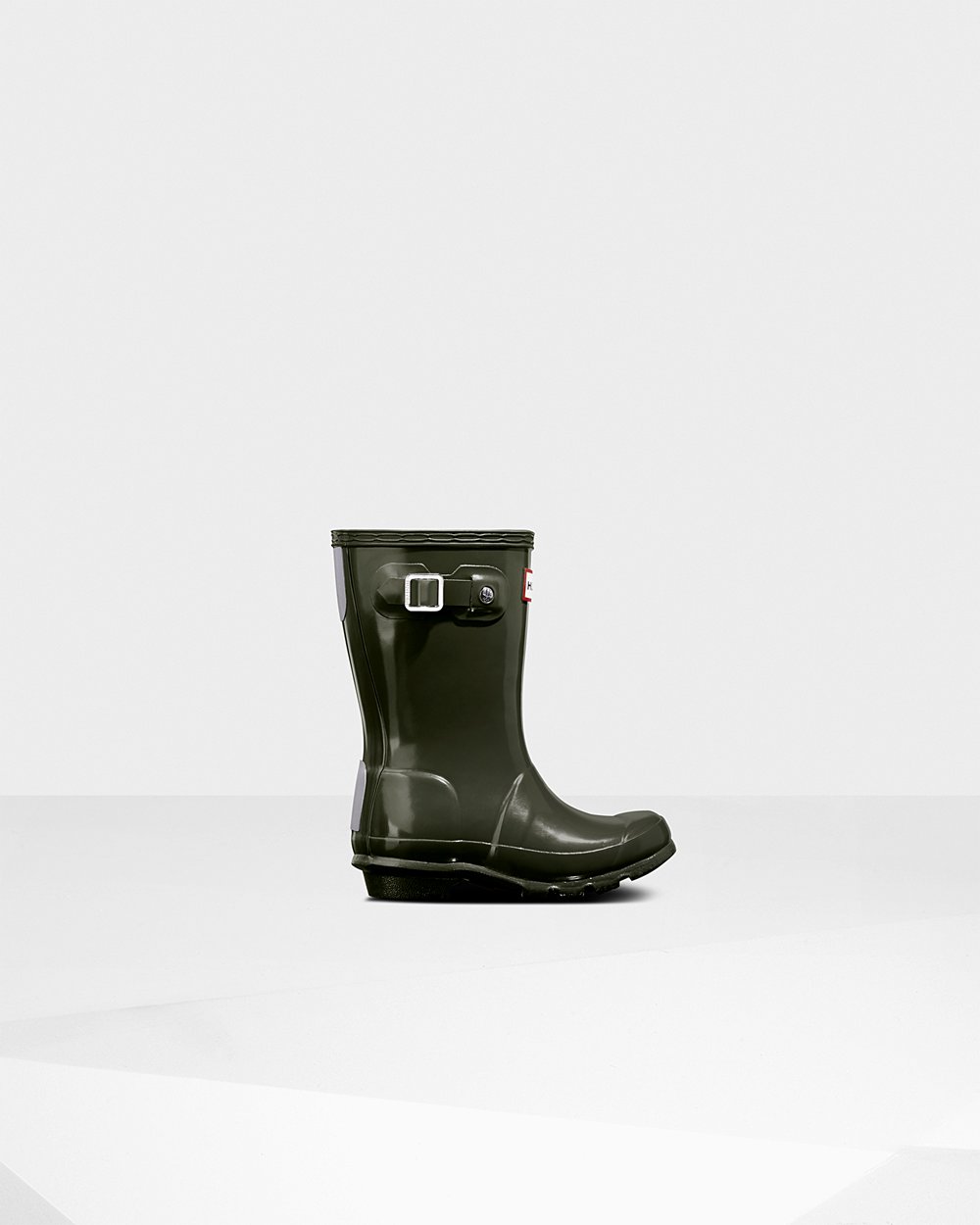 Kids Rain Boots - Hunter Original Little Gloss (28MELJFGX) - Dark Olive